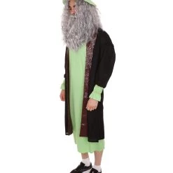 HPO Adult Men's Leonardo Da Vinci Painter Artitst Costume | Green Cosplay Costume