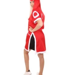 HPO Adult Women's Ninja Anime Costume | Red & White Cosplay Costume