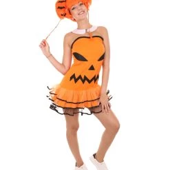 HPO Adult Women's Pumpkin Costume | Multi Halloween Costume
