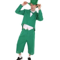 HPO Adult Men's Deluxe Mr. Leprechaun Costume | Patric Cosplay Costume