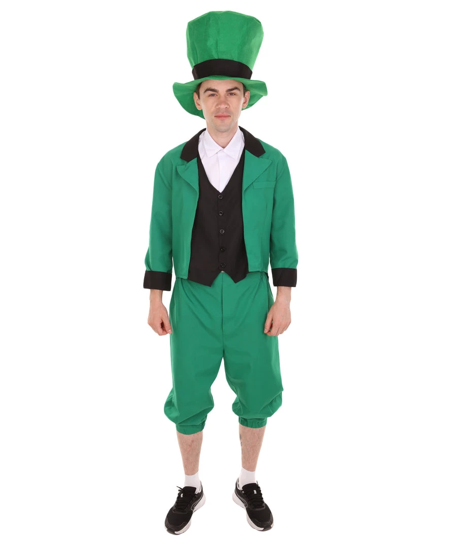 HPO Adult Men's Deluxe Mr. Leprechaun Costume | Patric Cosplay Costume