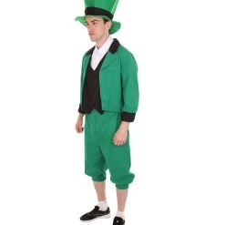 HPO Adult Men's Deluxe Mr. Leprechaun Costume | Patric Cosplay Costume