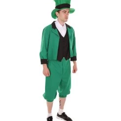 HPO Adult Men's Deluxe Mr. Leprechaun Costume | Patric Cosplay Costume