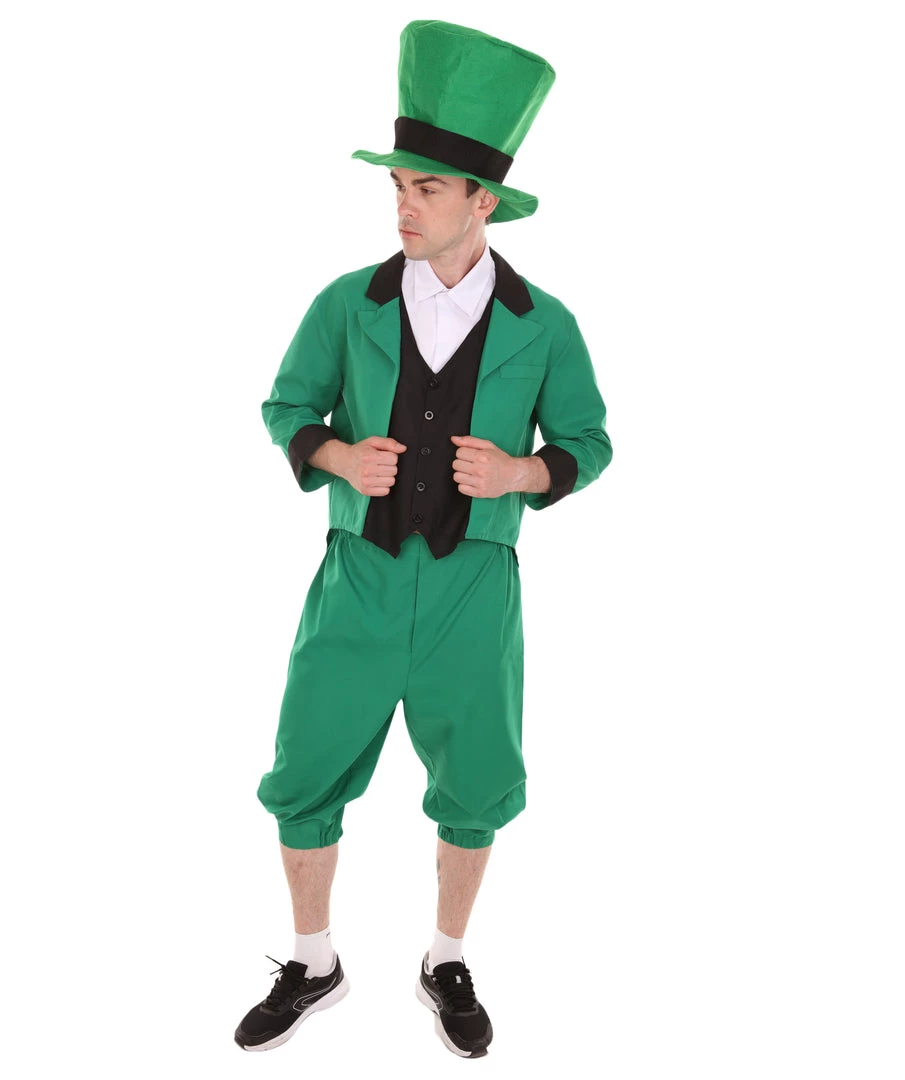 HPO Adult Men's Deluxe Mr. Leprechaun Costume | Patric Cosplay Costume