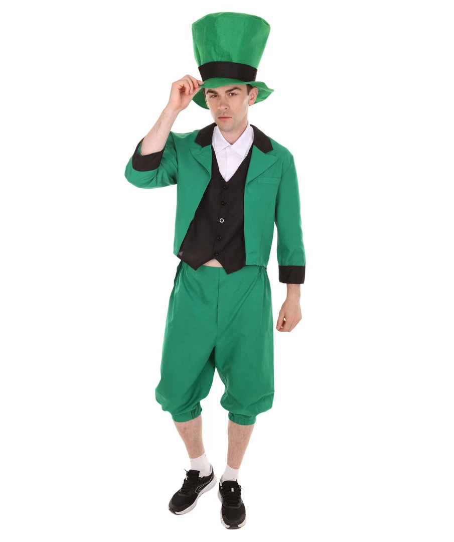 HPO Adult Men's Deluxe Mr. Leprechaun Costume | Patric Cosplay Costume