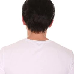 HPO Men's Father Wig And Moustache Set | Mens Cosplay Halloween Wig | Premium Breathable Capless Cap