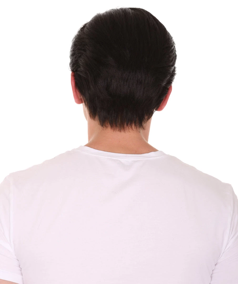 HPO Men's Father Wig And Moustache Set | Mens Cosplay Halloween Wig | Premium Breathable Capless Cap