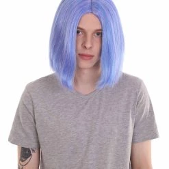 HPO Men's Monster Anime Wig | Blue Cosplay Wig | Premium Breathable Capless Cap