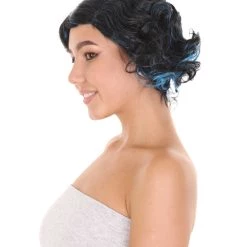 HPO Women's Womens Peculiar Wig | Black TV/Movie Wigs | Premium Breathable Capless Cap