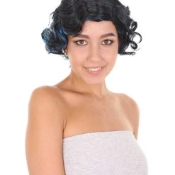 HPO Women's Womens Peculiar Wig | Black TV/Movie Wigs | Premium Breathable Capless Cap