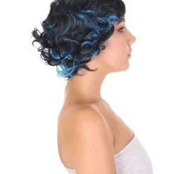 HPO Women's Womens Peculiar Wig | Black TV/Movie Wigs | Premium Breathable Capless Cap