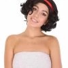 HPO Men's Princess Womens Wig | Black Short Queen Wig | Premium Breathable Capless Cap