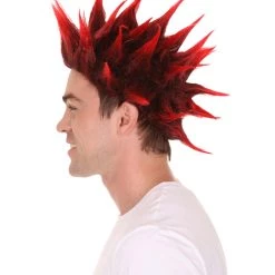 HPO Kids Bang Bang Red Wig | Red Cosplay Halloween Wig | Premium Breathable Capless Cap