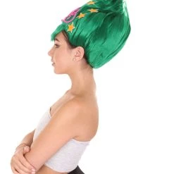 HPO Green Christmas Tree Unisex Wig | Merry Christmas Wig | Premium Breathable Capless Cap Women's