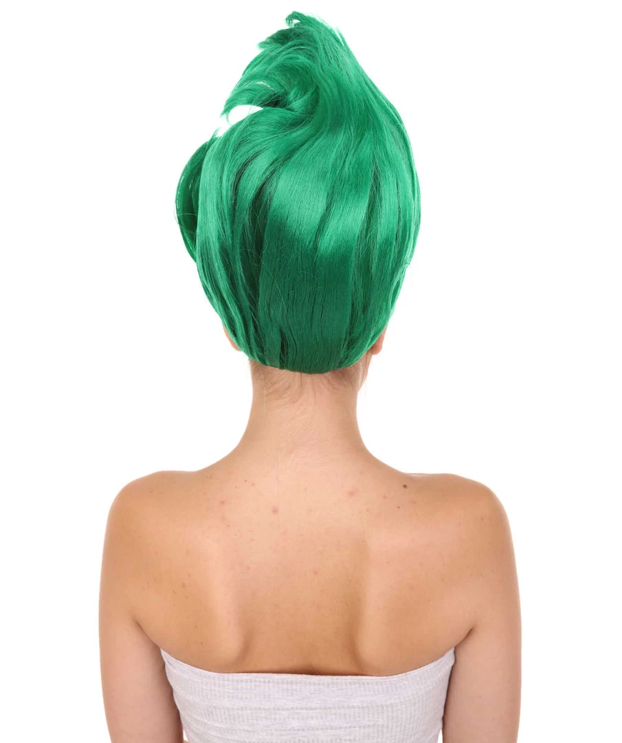 HPO Green Christmas Tree Unisex Wig | Merry Christmas Wig | Premium Breathable Capless Cap Women's