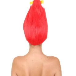 HPO Red Christmas Tree Unisex Wig | Merry Christmas Celebration Wig | Premium Breathable Capless Cap