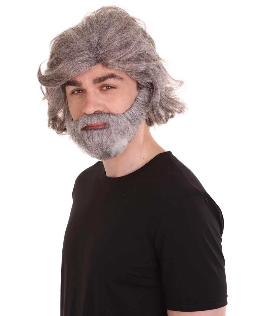 HPO Stars Adult Mens Wig | Cosplay Halloween Wig | Premium Breathable Capless Cap Men's