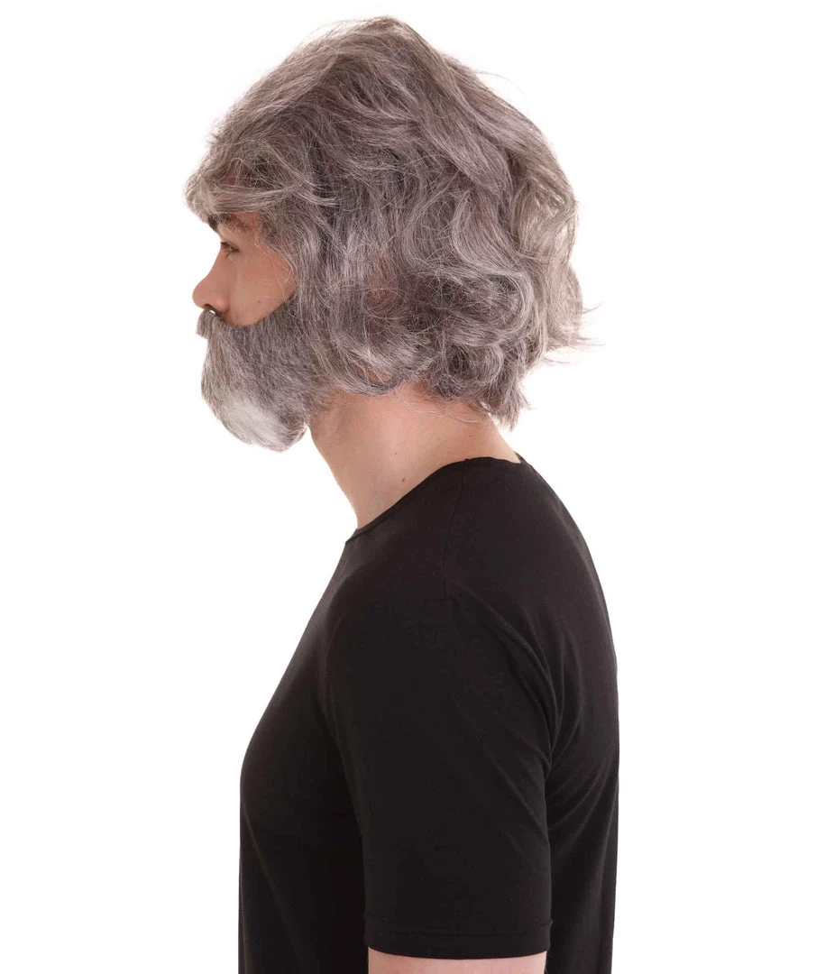 HPO Stars Adult Mens Wig | Cosplay Halloween Wig | Premium Breathable Capless Cap Men's