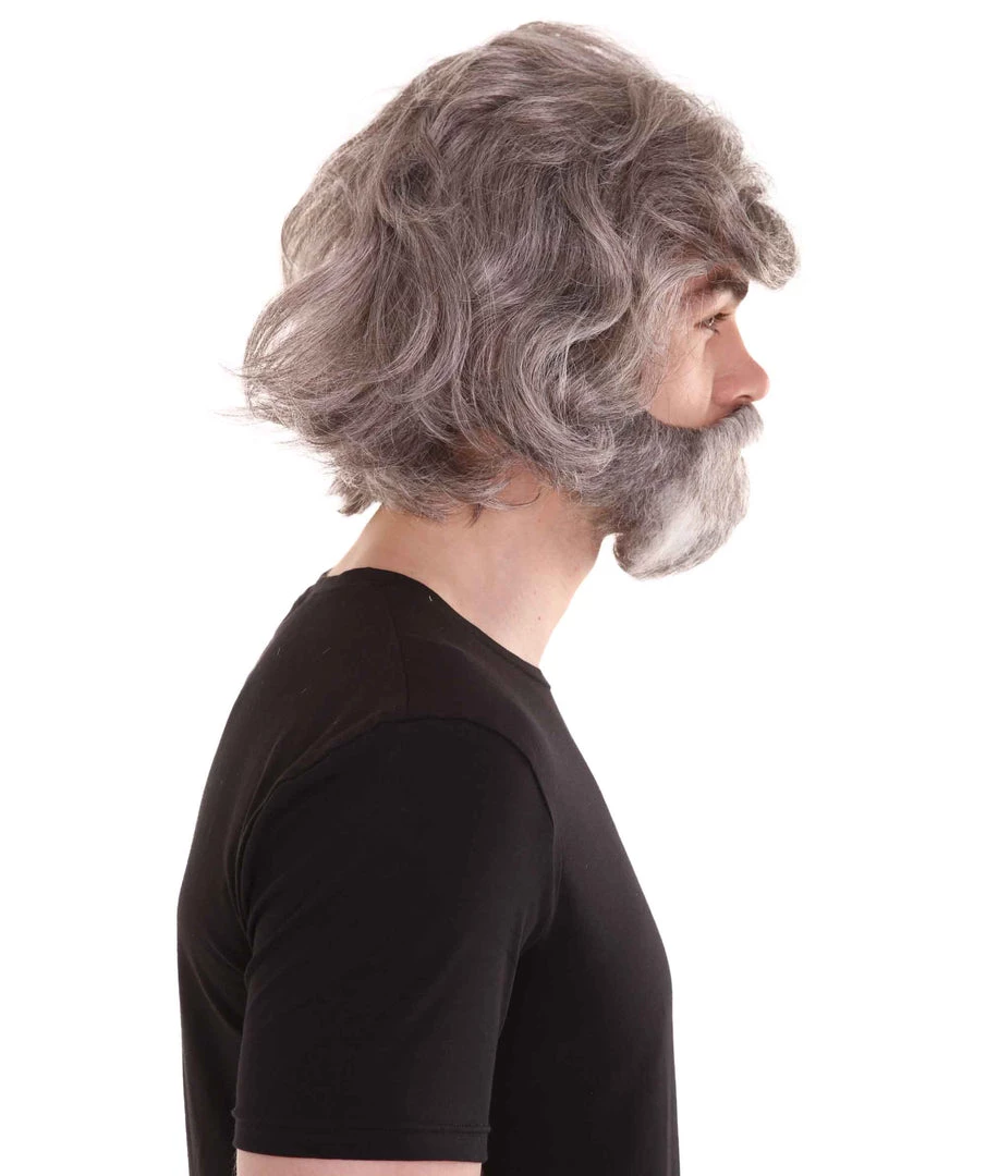 HPO Stars Adult Mens Wig | Cosplay Halloween Wig | Premium Breathable Capless Cap Men's