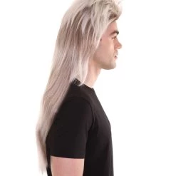 HPO 70's Disco Mens Wig | Blonde Retro Wig | Premium Breathable Capless Cap