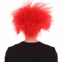 HPO Half Bald Head Mens Short Wig, Grey Men's