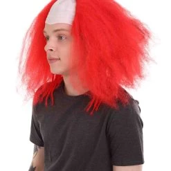 HPO Bald Clown Mens Wig | Multiple Color Choice Men's
