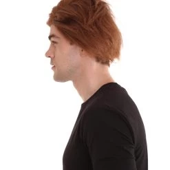 HPO Singer Men's Wig | Brown Celebtity Wig | Premium Breathable Capless Cap
