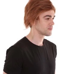 HPO Singer Men's Wig | Brown Celebtity Wig | Premium Breathable Capless Cap