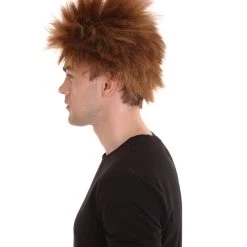 HPO Kids Dracula Wig | Monster Vampires Brown Wig | Premium Breathable Capless Cap