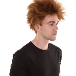 HPO Kids Dracula Wig | Monster Vampires Brown Wig | Premium Breathable Capless Cap