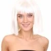 HPO Womens White Wig Song Contest 2018 | Celebrity Wigs | Premium Breathable Capless Cap Women's