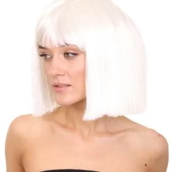 HPO Womens White Wig Song Contest 2018 | Celebrity Wigs | Premium Breathable Capless Cap Women's