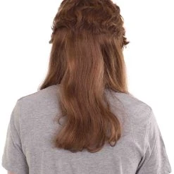 HPO 80's Mullet Wig | Honey Blonde Retro Wig | Premium Breathable Capless Cap