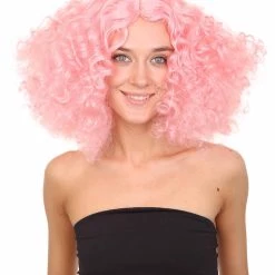 HPO Womens Candy Girl Curly Wig | Cosplay Halloween Wig | Premium Breathable Capless Cap Men's