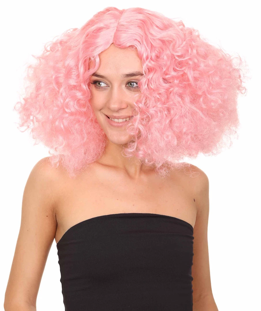 HPO Womens Candy Girl Curly Wig | Cosplay Halloween Wig | Premium Breathable Capless Cap Men's