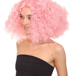 HPO Womens Candy Girl Curly Wig | Cosplay Halloween Wig | Premium Breathable Capless Cap Men's