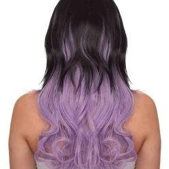 HPO Sinister Crimped Witch Womens Wig | Party Ready Fancy Cosplay Halloween Wig | Premium Breathable Capless Cap