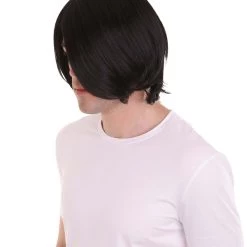 HPO King Of Pop Mens Wig | Black Pop Star Celebrity Wig | Premium Breathable Capless Cap Men's