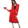 HPO Adult Women's Devilish Diva Costume | Red Halloween Costume