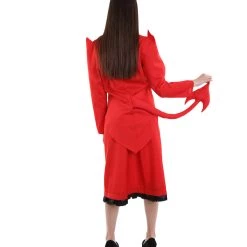 HPO Adult Women's Devilish Diva Costume | Red Halloween Costume