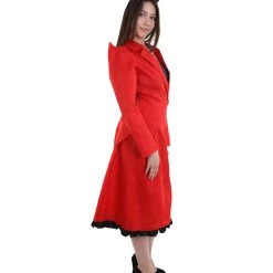 HPO Adult Women's Devilish Diva Costume | Red Halloween Costume