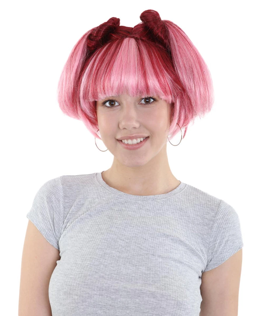 HPO Short JP Wig | Character Cosplay Halloween Wig | Premium Breathable Capless Cap