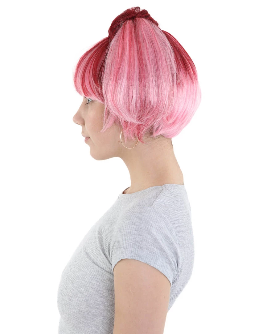 HPO Short JP Wig | Character Cosplay Halloween Wig | Premium Breathable Capless Cap