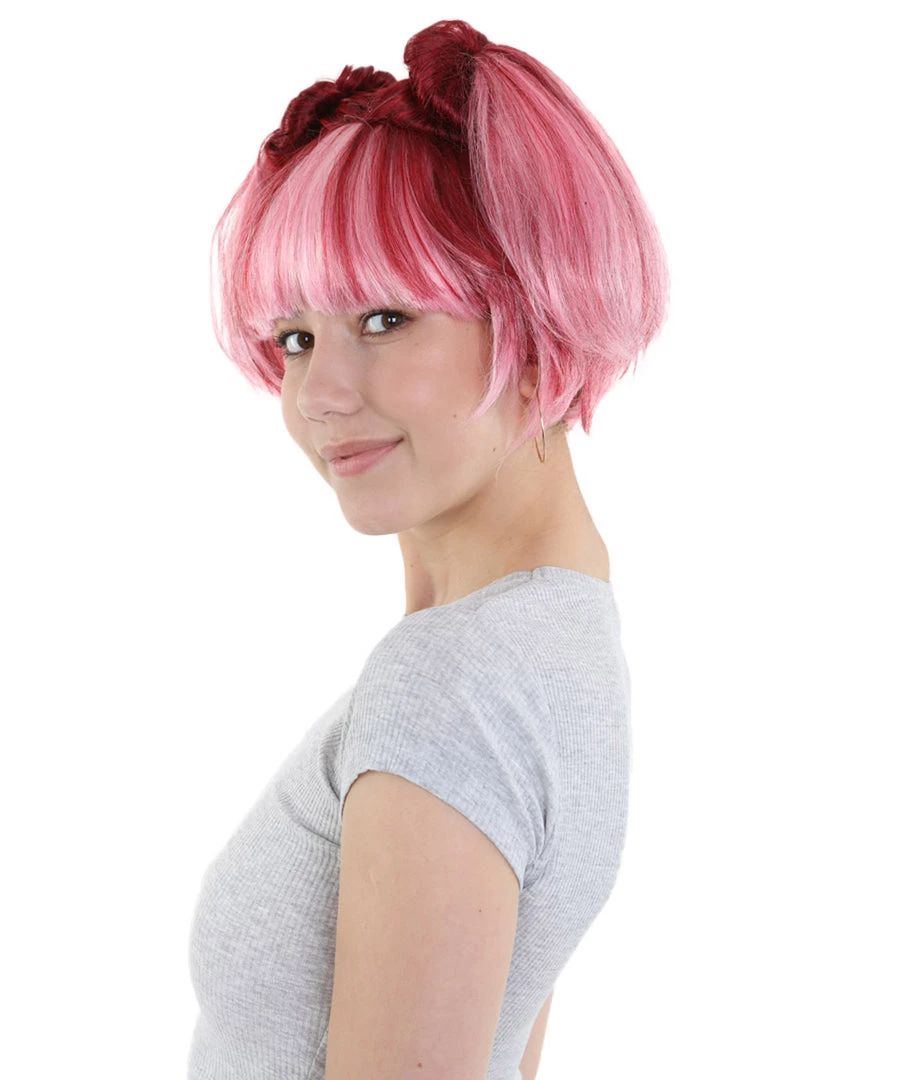 HPO Short JP Wig | Character Cosplay Halloween Wig | Premium Breathable Capless Cap