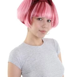 HPO Short JP Wig | Character Cosplay Halloween Wig | Premium Breathable Capless Cap