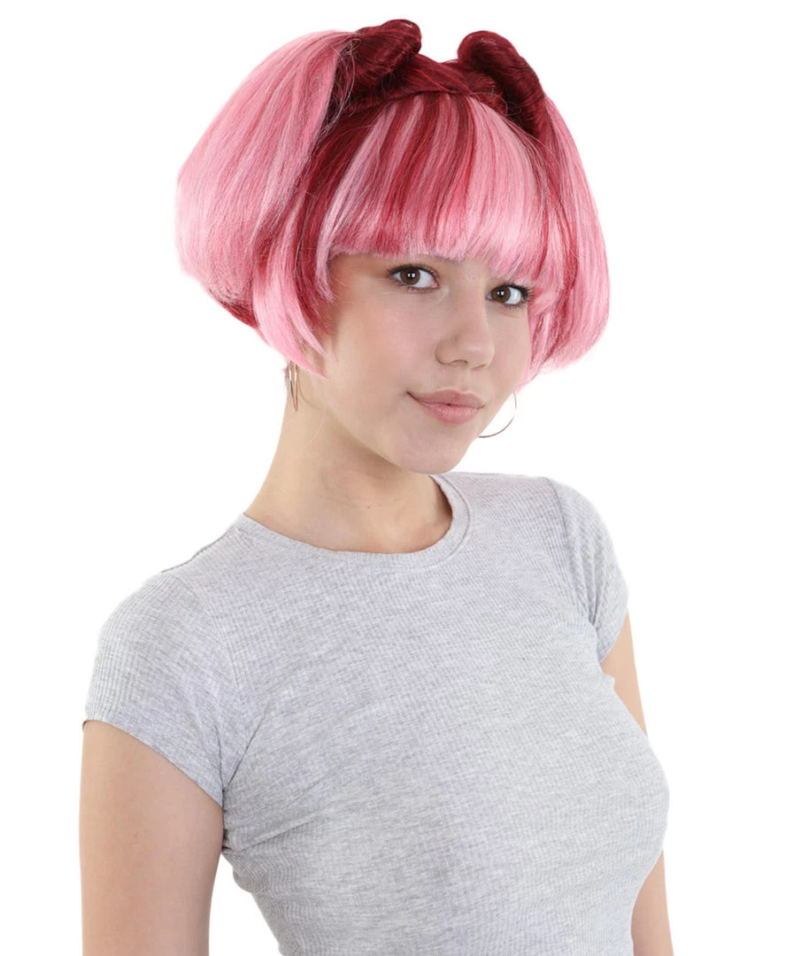 HPO Short JP Wig | Character Cosplay Halloween Wig | Premium Breathable Capless Cap