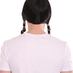 HPO Men's Men Indian Maiden Black Wig | Premium Breathable Capless Cap