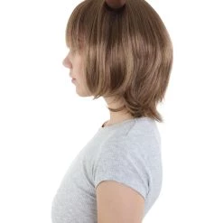 HPO Men's Deer Angel Womens Wig | Brown Cosplay Wig W/ Ears | Premium Breathable Capless Cap