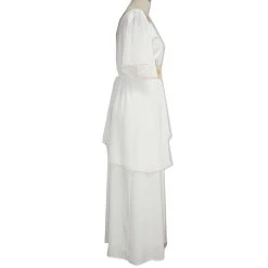 HPO Adult Women's Full Length Greek Goddess Costume | White Cosplay Costume