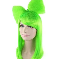 HPO Long Butterfly Womens Wigs Collection | Insect Character Cosplay Multi Color Halloween Wigs | Premium Breathable Capless Cap Women's